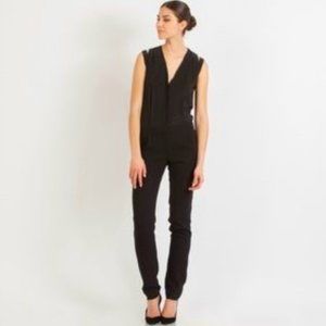 MAJE V-Neck Jumpsuit
